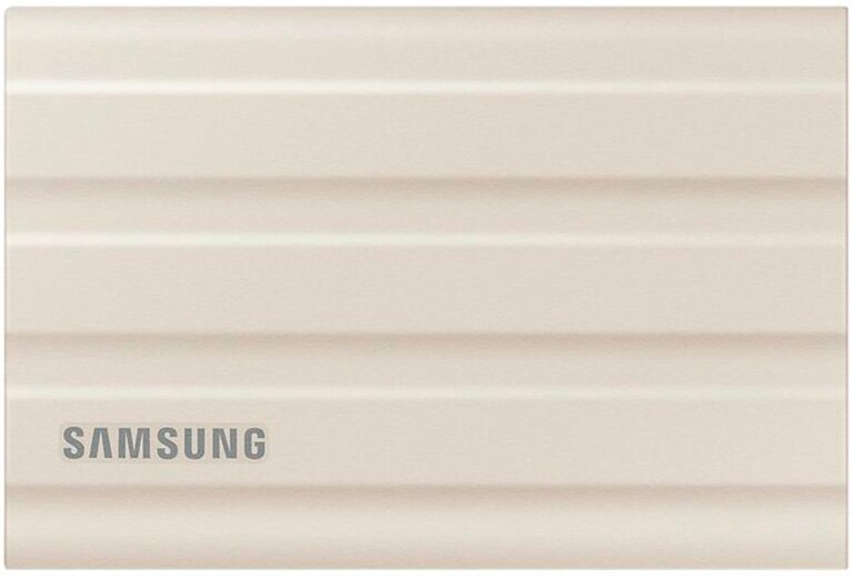 Твердотельный накопитель Samsung External T7 Shield 1Tb Beige MU-PE1T0K/WW