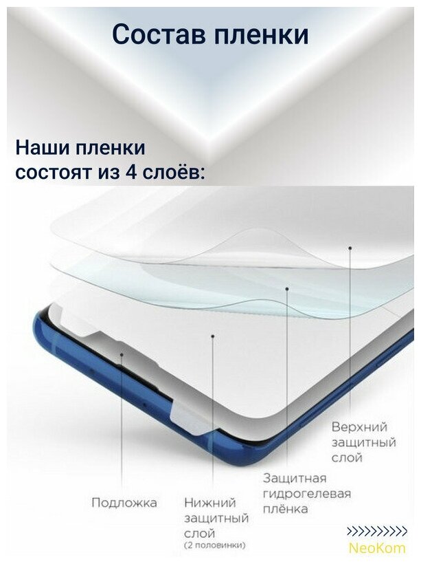 Пленка гидрогелевая LuxCase для Samsung Galaxy S8 Front 0.14mm Transparent 86064 - фото №10