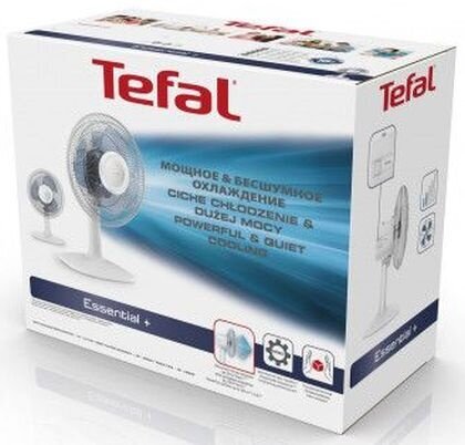 Вентилятор настольный TEFAL VF2310F0, белый и голубой [4100000622] - фото №17
