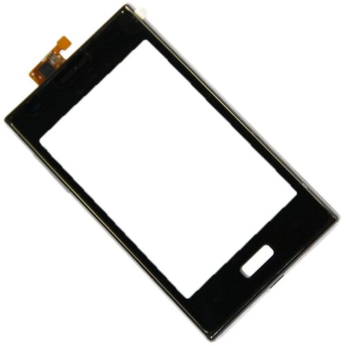 Тачскрин для LG E610, E612 (Optimus L5) в сборе с рамкой <черный> тачскрин сенсорное стекло для lg e612 optimus l5 черный