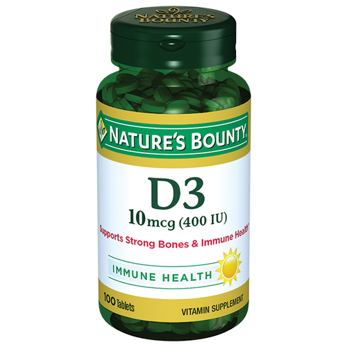 Витамин D3 таб., 400 МЕ, 100 шт.