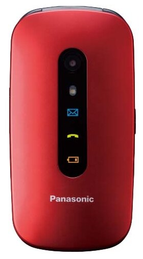 Мобильный телефон Panasonic TU456 красный 1Sim 2.4" TN 240x320 0.3Mpix