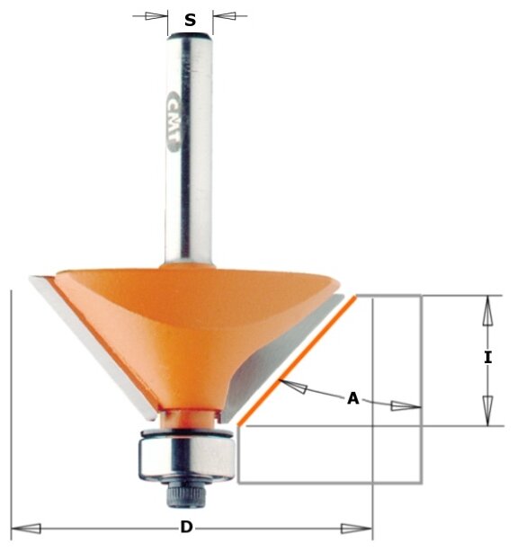 Фасочная фреза CMT - фото №1