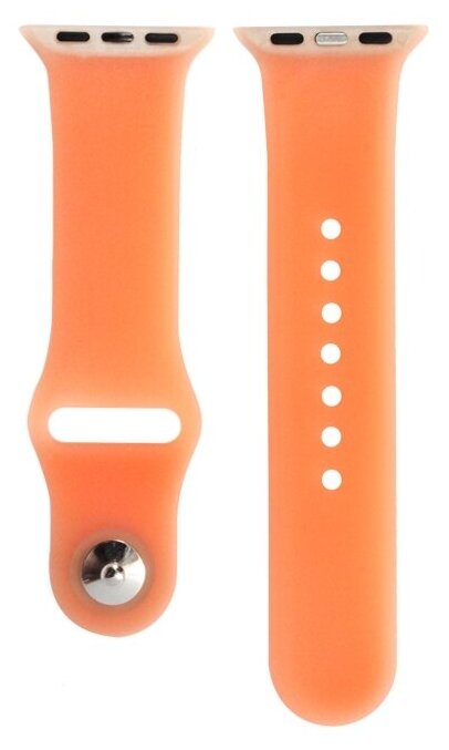 Ремешок для Apple Watch 42mm Limpid silicone Peach