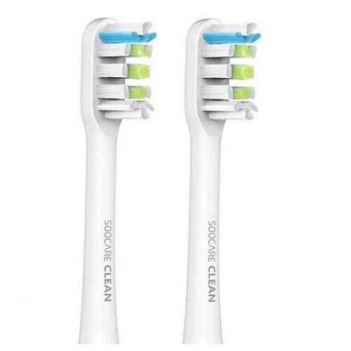 Сменные насадки для зубной щетки Soocas X3 (2шт) Белые