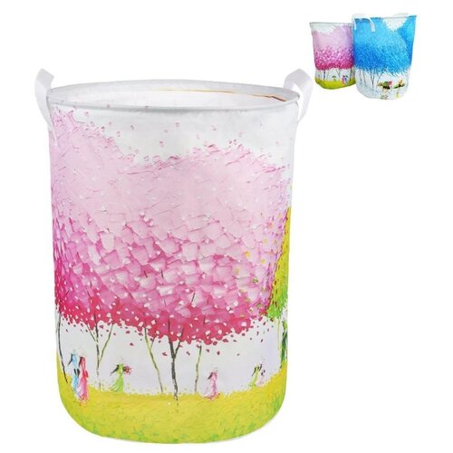 фото Корзина для игрушек наша игрушка цветущий сад, с ручками, 35*45 см (zxl2019061101-14)