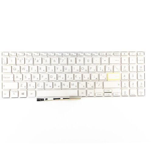 Клавиатура для Asus X513EA K513EA Silver p/n: ноутбук asus x513ea bq2370 90nb0sg4 m53110