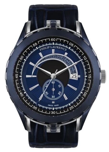 Наручные часы Philip Laurence Basic PG255ES3-43A, синий, черный