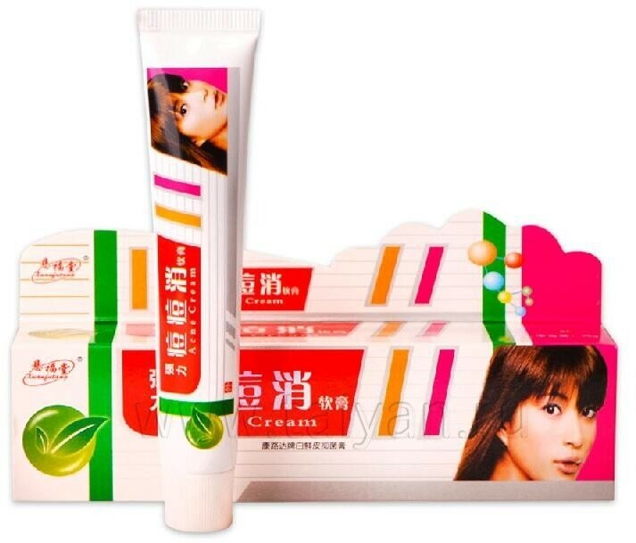 Фитокрем от угрей acne cream xuanfutang, 25 гр.