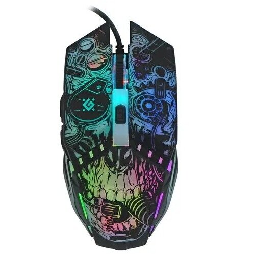 Игровая проводная мышь DEFENDER AddOn GM-702L черный 57000₽