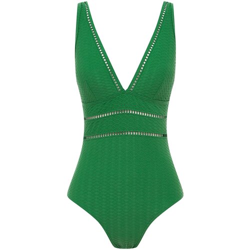 Слитный купальник Sea Level Swim, размер 42, зеленый