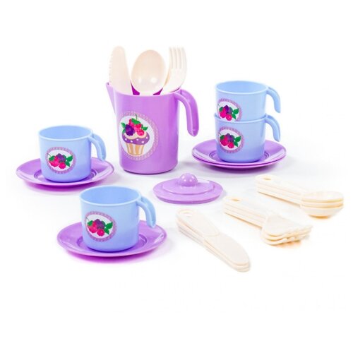 фото Набор детской посуды "анюта" на 4 персоны, 22 элемента полесье