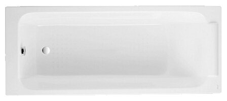 Ванна Jacob Delafon Parallel 170x70 без отверстий для ручек E2947-S-00, чугун, глянцевое покрытие, белый