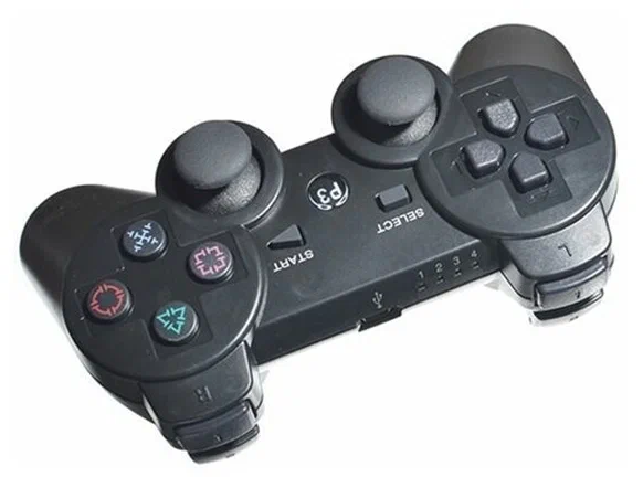 Беспроводной джойстик / геймпад / контроллер для PS3 (Bluetooth) Черный / геймпад