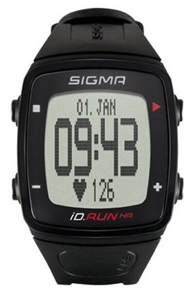 Спортивные часы Sigma Sport iD.RUN HR black 24900, черный