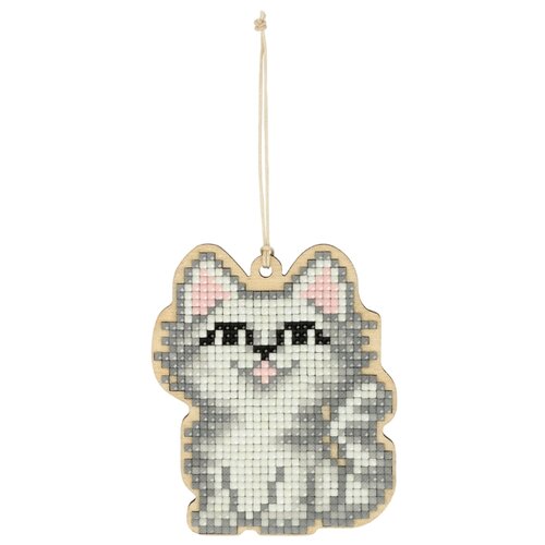 фото "фрея" набор кристальная (алмазная) мозаика alvp-015 "котенок" 9 х 7,5 см