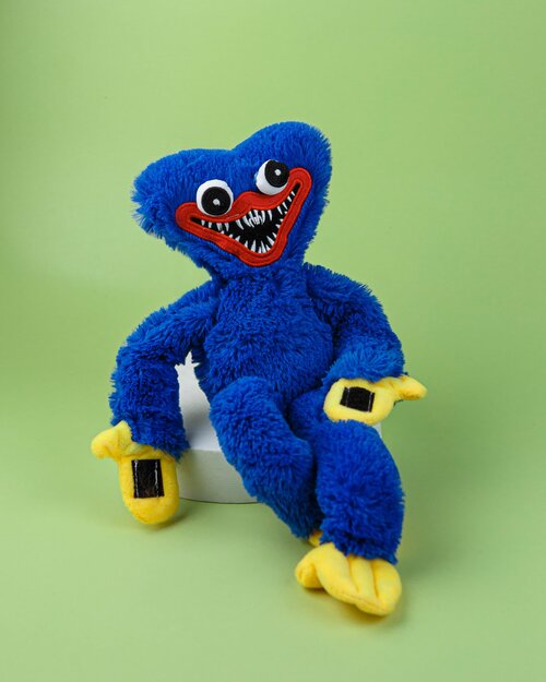 Мягкая игрушка Хаги Ваги Хагги Вагги 35 см Синий персонаж