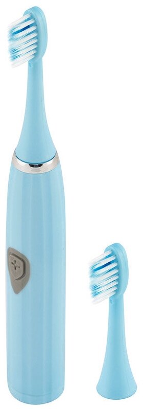 Зубная щетка HomeStar HS-6004 с доп. насадкой, голубая (103589)