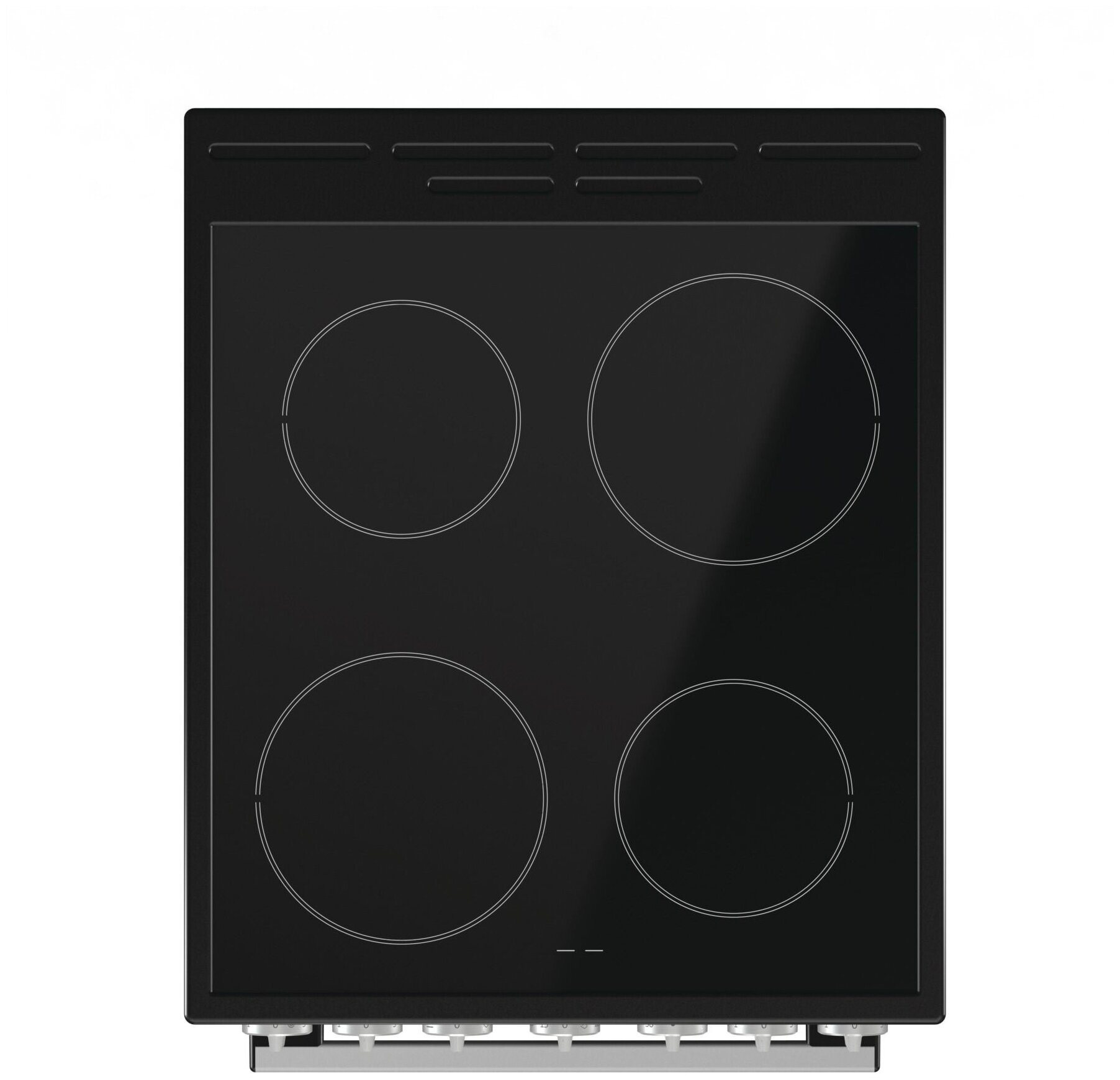 Плита Электрическая Gorenje EC5220SG серебристый/черный стеклокерамика (без крышки) - фотография № 1