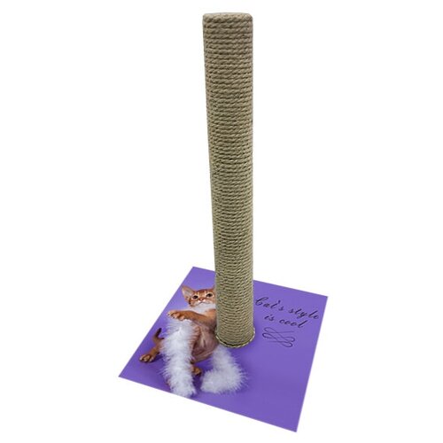 Когтеточка Столбик PerseiLine Дизайн Cat’s style джут 54 х 31 см (1 шт) когтеточка столбик на подставке 54 х 31 см джут микс цветов