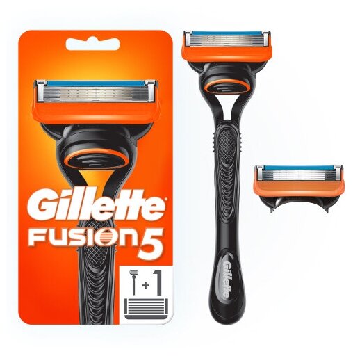 Бритва Gillette Fusion5 с 2 сменными кассетами