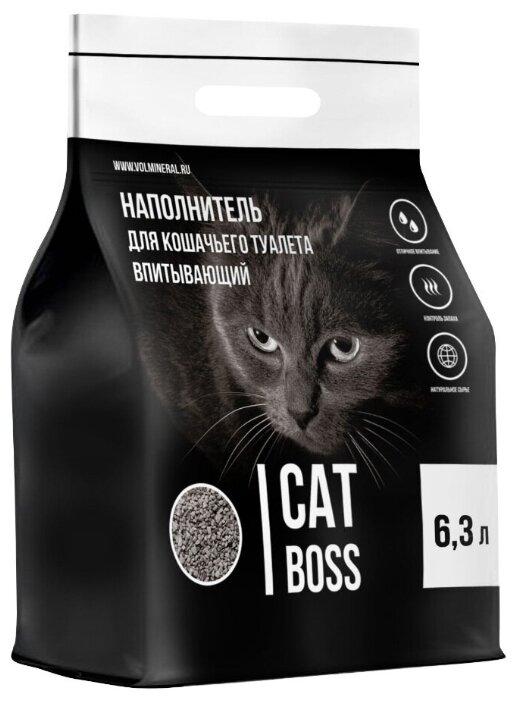 Наполнитель для кошачьего туалета впитывающий CatBoss, 6,3 л - фотография № 4