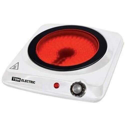 Плитка электрическая 1КОНФ настольная ЭПД1 230В 12 КВТ керамич диск БЕЛАЯ TDM 553900₽