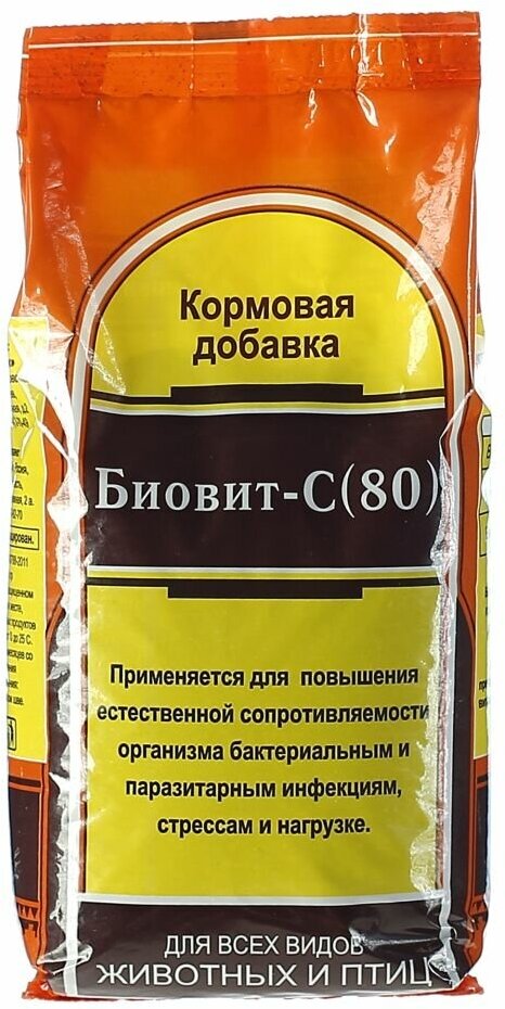 Добрый селянин: Биовит-С 80 кормовая добавка для животных и птицы витамины группы В белок 450 гр.