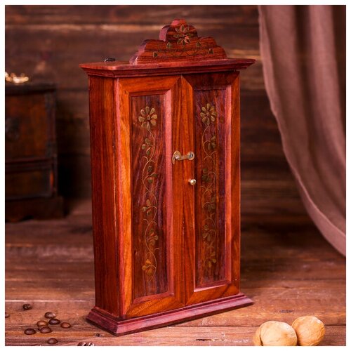 Paulo Maskoni Ключница с инкрустацией Лиана дерево 275х175х6 см 3000₽