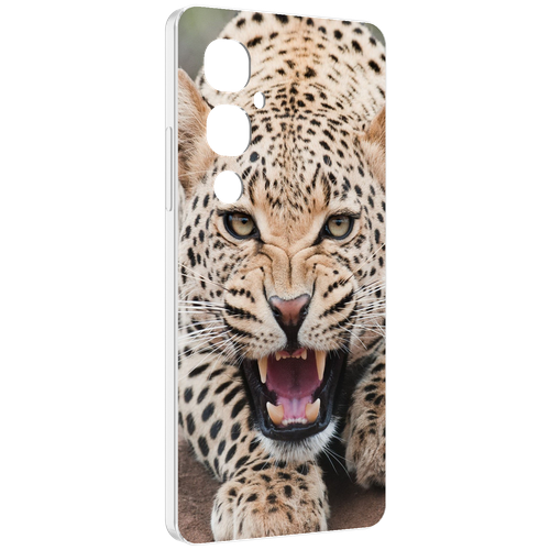 Чехол MyPads Гепард-красивый мужской для Tecno Pova 4 Pro задняя-панель-накладка-бампер