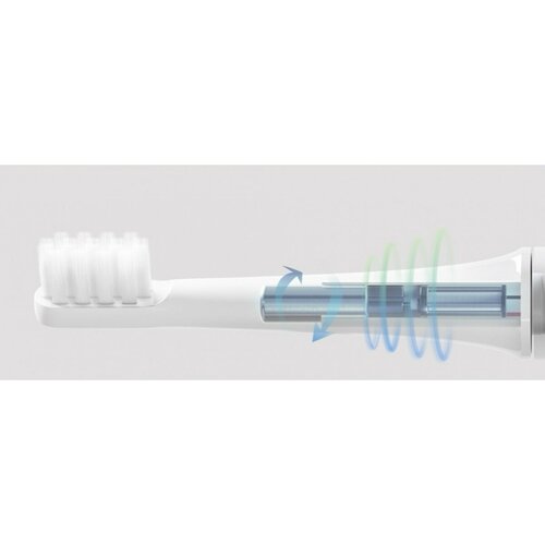Электрическая зубная щетка MiJia T100, Белый MES603 электрическая зубная щетка dr bei sonic electric toothbrush e5 с насадкой для чистки лица сиреневая