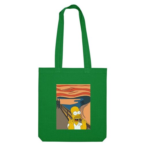 фото Сумка шоппер us basic, зеленый