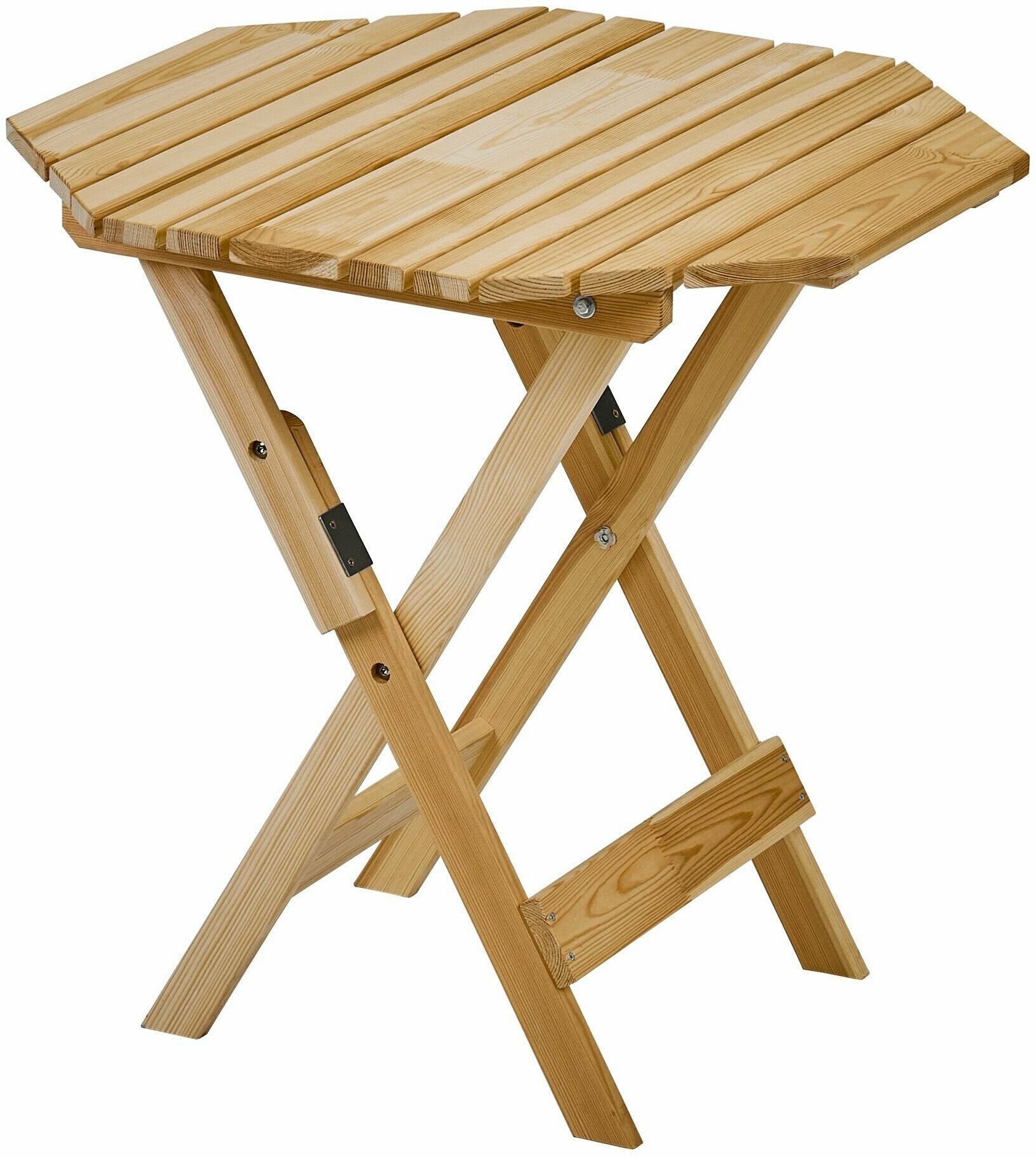 Стол складной, деревянный для сада и дачи, 70*70см, сансет - фотография № 6