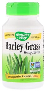 Фото Barley Grass Young Harvest капс. 500 мг №100