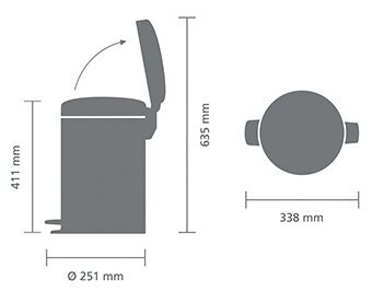 Бак для мусора Brabantia - фото №10