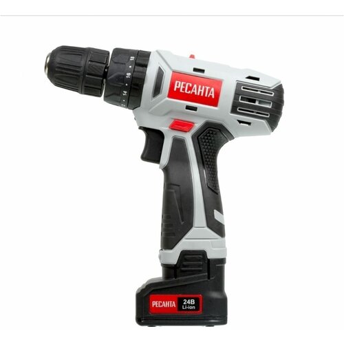Аккумуляторная дрель-шуруповерт Ресанта ДА-24-2ЛК-У 75148 Ресанта 10790₽