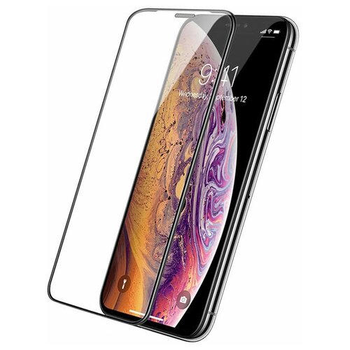 Стекло защитное HOCO для APPLE iPhone 13 mini, A26, Dustproof, 0.33 мм, глянцевое, весь экран, цвет: чёрный