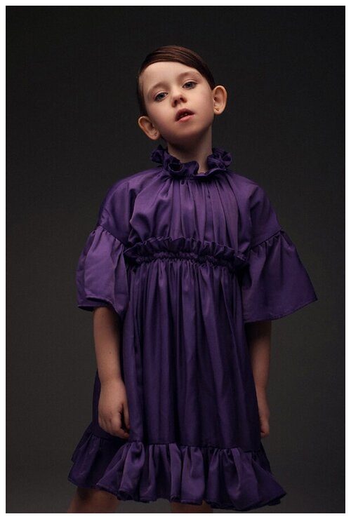Платье Leya.me, размер 116, фиолетовый
