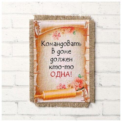Сувенир магнит-свиток Командовать дома 2шт 508₽