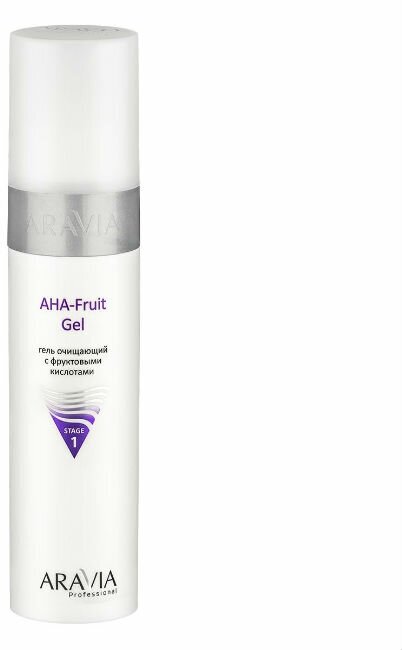 Aravia Professional Гель очищающий с фруктовыми кислотами AHA Fruit Gel 250 мл 1 шт