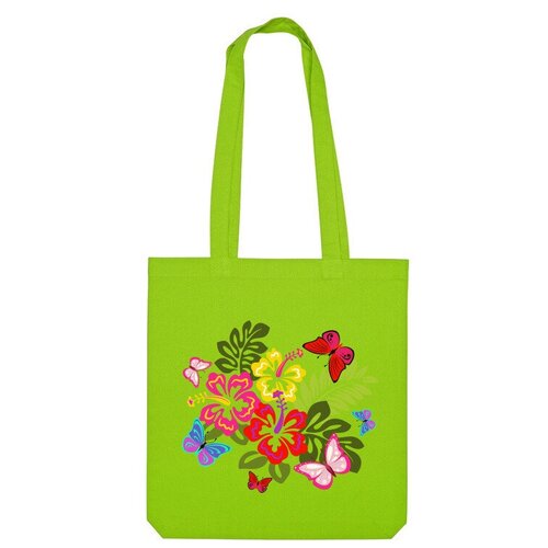 фото Сумка шоппер us basic, зеленый