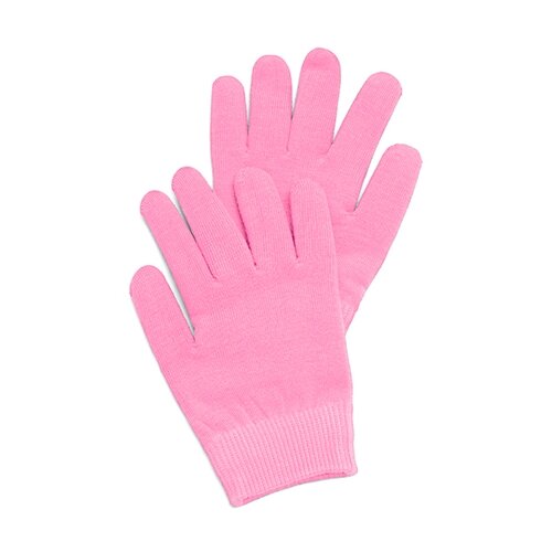Маска-перчатки увлажняющие гелевые многоразового использования, розовые / Спа -перчатки для рук