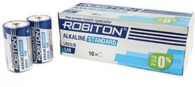 Элемент питания ROBITON STANDARD LR20, 10 шт картон