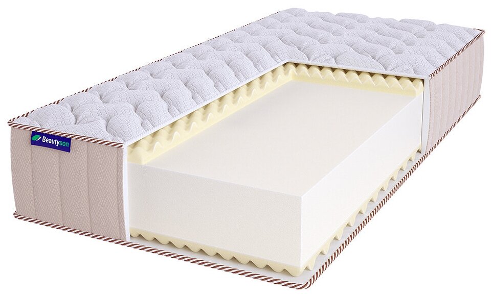 Матрас Beautyson Roll Foam Hard 14 Massage Double Lux 200х200