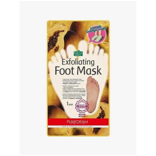 Пилинг-носочки для ног Purederm Exfoliating Foot Mask Large