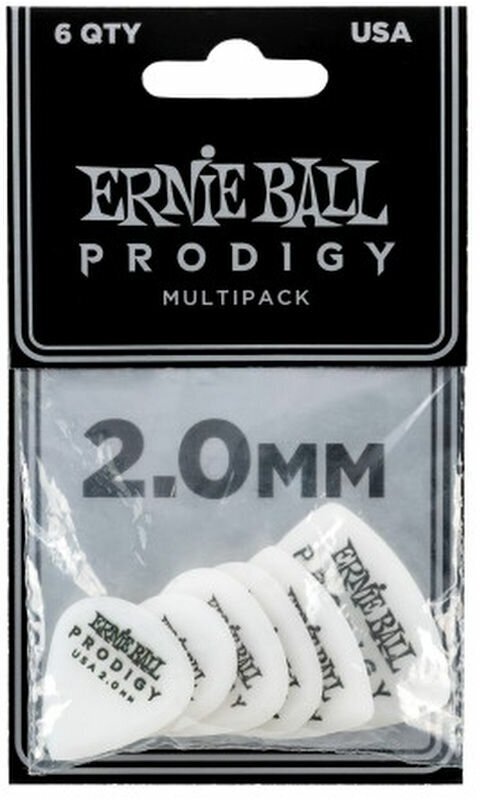 ERNIE BALL 9343 Prodigy White Набор медиаторов