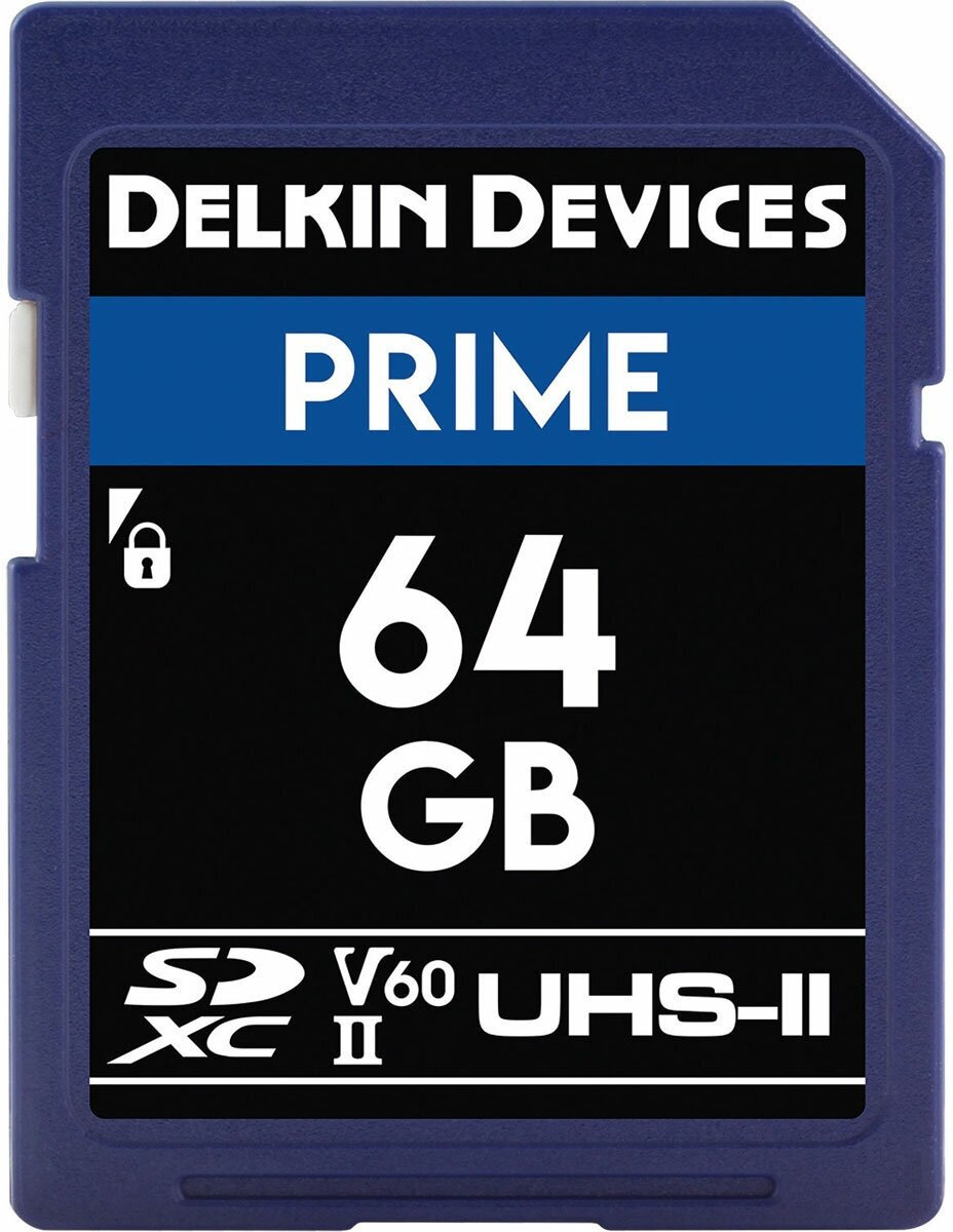 Карта памяти Delkin Devices Prime SDXC 64GB UHS-II V60