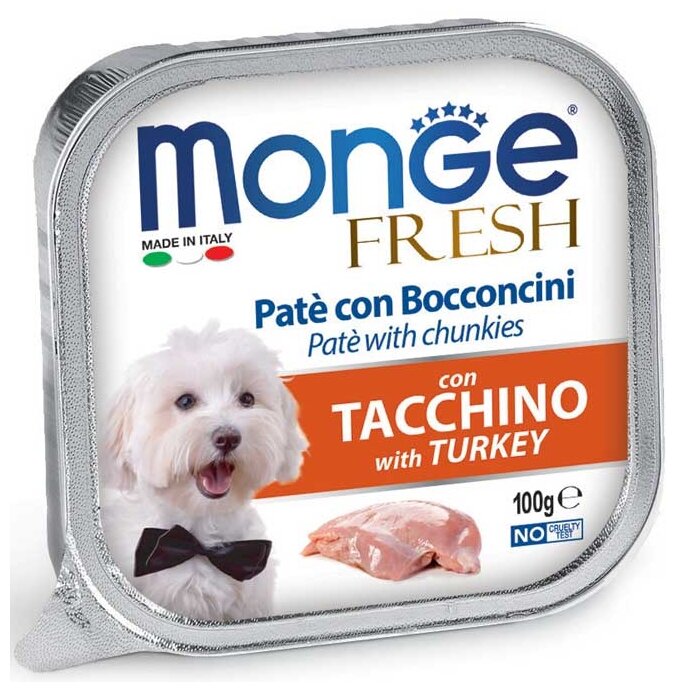     Monge Fresh PATE e BOCCONCINI con TACCHINO, , 2 .  100 