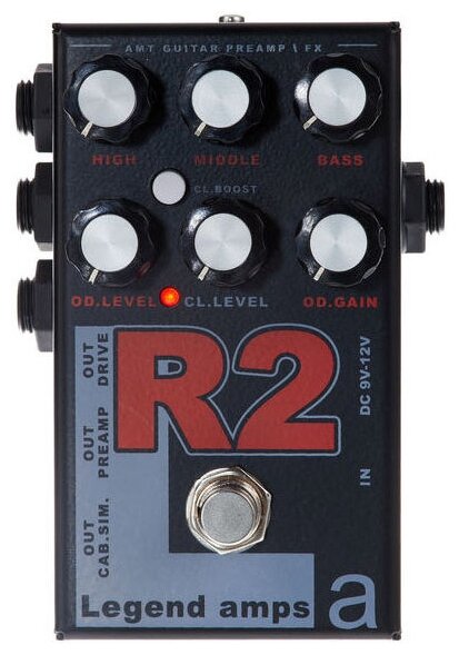 AMT Electronics R-2 Legend Amps 2 Двухканальный гитарный предусилитель R2 (Rectifier)