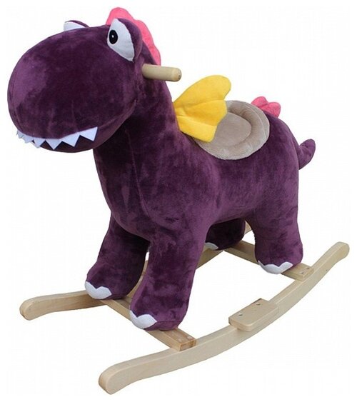 Каталка-качалка Наша игрушка Динозаврик (WJ-860), фиолетовый